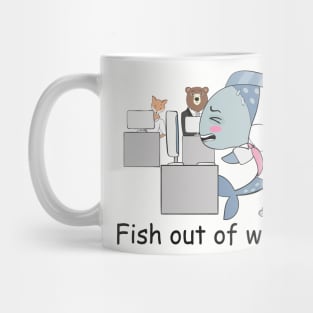 Fish Out of Water- Funny Fish Gift Mug